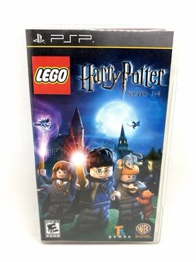 The product is a Sony PSP game titled LEGO Harry Potter: Years 1-4, part of the